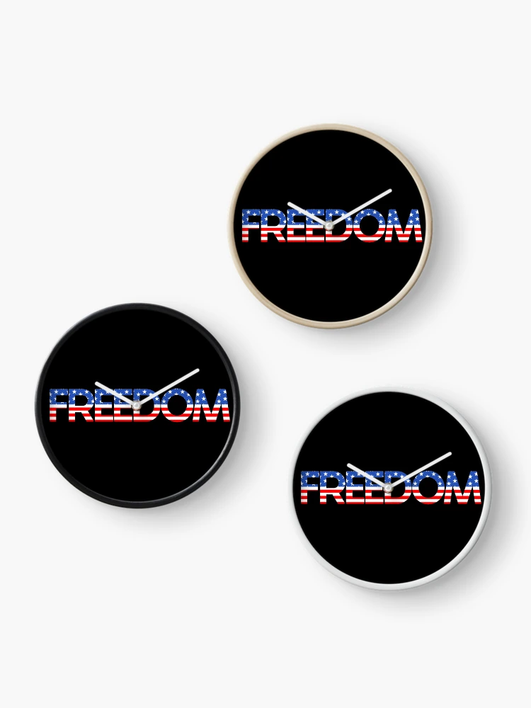 Thumbnail 3 of 4, Clock, FREEDOM designed and sold by article15proof.