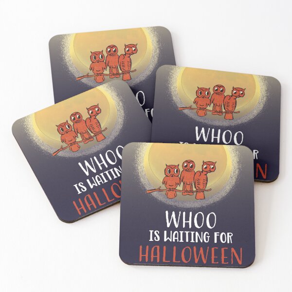 Item preview, WHOO is waiting for Halloween (1x1 size) designed and sold by Alchymie.