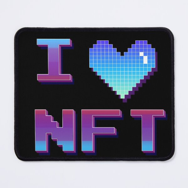 Item preview, I love NFT Non Fungible Token Cryptocurrency Blockchain designed and sold by SOKOLIK-OK.
