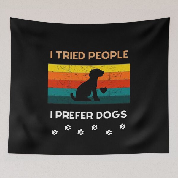 Item preview,  i tried people i prefer dogs tshirt, dogs lover tshirt, funny dogs owner tshirt, owner dogs tshirt  designed and sold by Unique styl  DeSigNe.