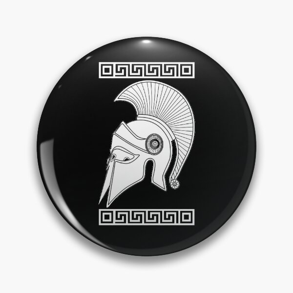 Item preview, Spartan helmet white designed and sold by SueKnox.