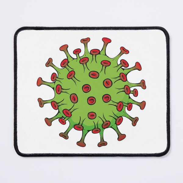 Item preview, Illustration cartoon corona virus a microorganism, sars, covid 19 designed and sold by LucianoCosmo.