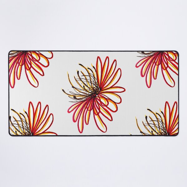 Item preview, Abstract Line Flower Red designed and sold by Kazyii.
