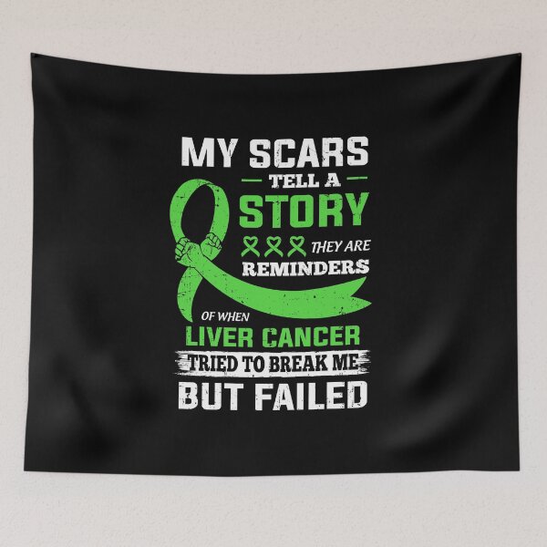 Item preview, My Scars Tell A Story Liver Cancer Awareness designed and sold by cadieuxart.