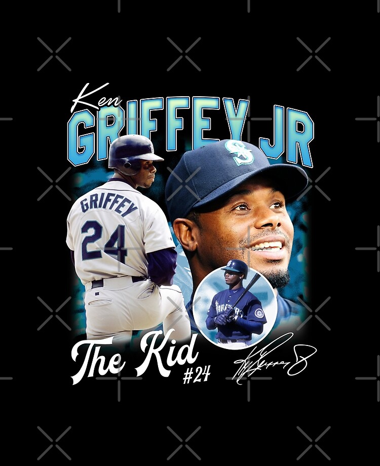 Ken Griffey Jr The Kid Baseball Vintage Signature Perfect Gift Sticker for  Sale by georgiyigsub