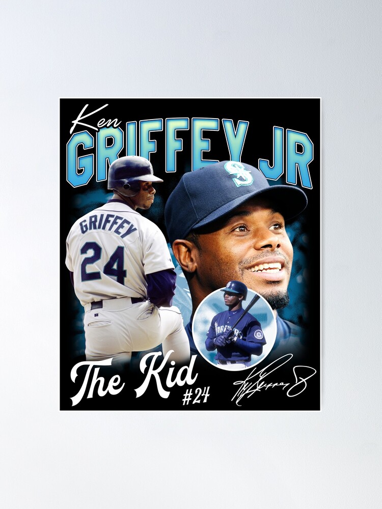 Ken Griffey Jr The Kid Baseball Vintage Signature Perfect Gift For Baseball  Lovers Classic T-Shirt Poster for Sale by Leonadeeff