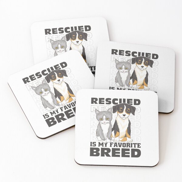 Item preview, Rescued is my favorite breed of rescue dog and cat rescues designed and sold by Click-Like.