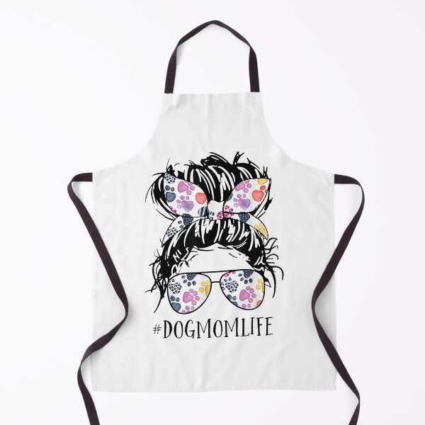 Item preview, Dog Mom Life Messy Bun Hair Mothers Day Women Animal Tees designed and sold by vastscreen.