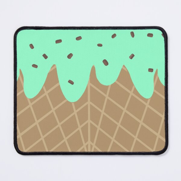 Item preview, Cute Mint Chocolate Chip Ice Cream designed and sold by MollyTamolly.