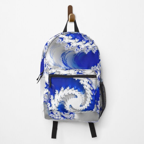 Artikelvorschau, Royal Blue und White Fractal One entworfen und verkauft von Elisabeth Lucas.