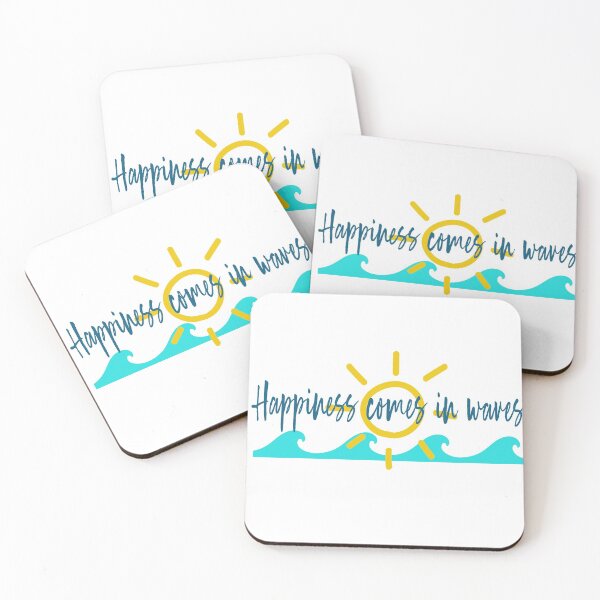 Item preview, Happiness come in waves designed and sold by WalkinNature.