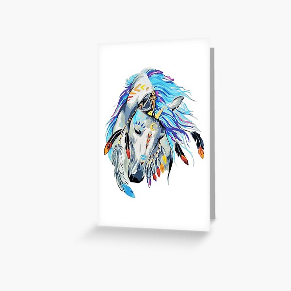Spirit Unicorn Greeting Card