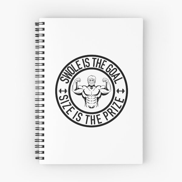Item preview, Swole Is the Goal Size is the Prize Gym Workout Bodybuilding designed and sold by Gsallicat.