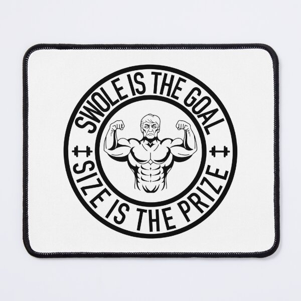 Item preview, Swole Is the Goal Size is the Prize Gym Workout Bodybuilding designed and sold by Gsallicat.