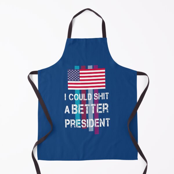 Item preview, I Could Shit A Better President Funny Sarcastic usa flag T-Shirt designed and sold by FunnySerious.