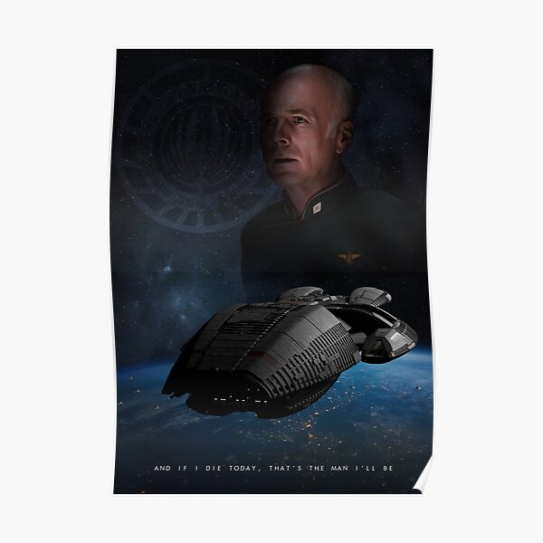 Galactica - If I die today Poster