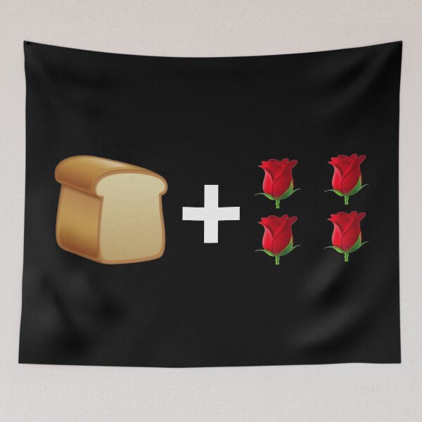 Item preview, Bread & Roses (black) designed and sold by YoFlyList.