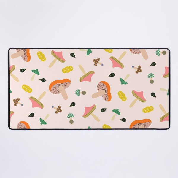 Mushroom seamless pattern Desk Mat
