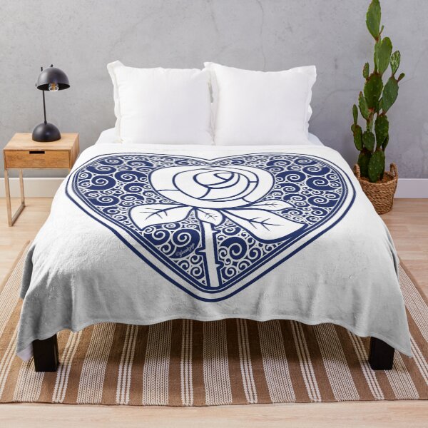 Item preview, LOVE HEART (Rose) - White designed and sold by ifourdezign.