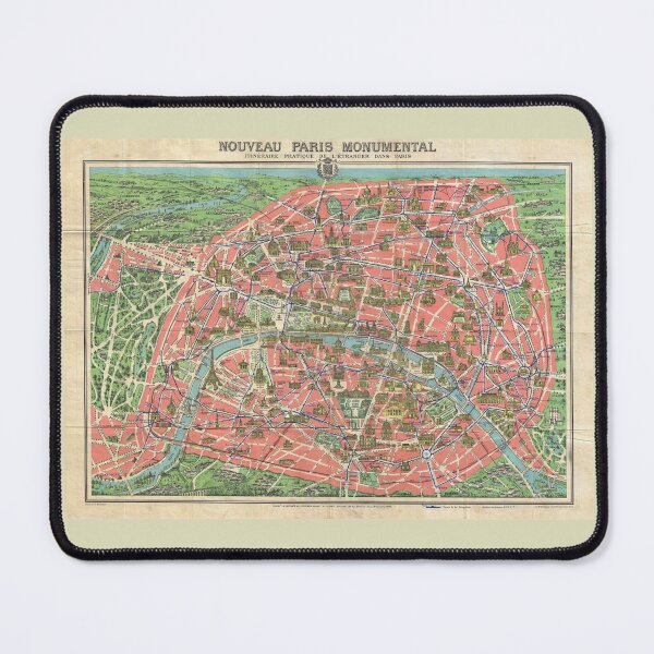 Item preview, Pocket Map of Paris 1931 designed and sold by abbazabba.