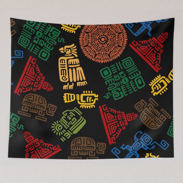Item preview, Mayan Aztec Geometric Pattern | I Love Mexico designed and sold by WeAreGrotesque.