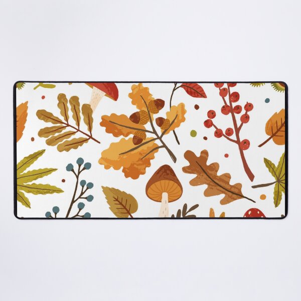 Mushroom seamless pattern Desk Mat