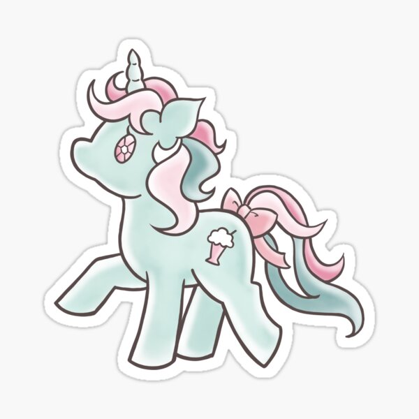My Little Pony G1 Fizzy Watercolor Sticker