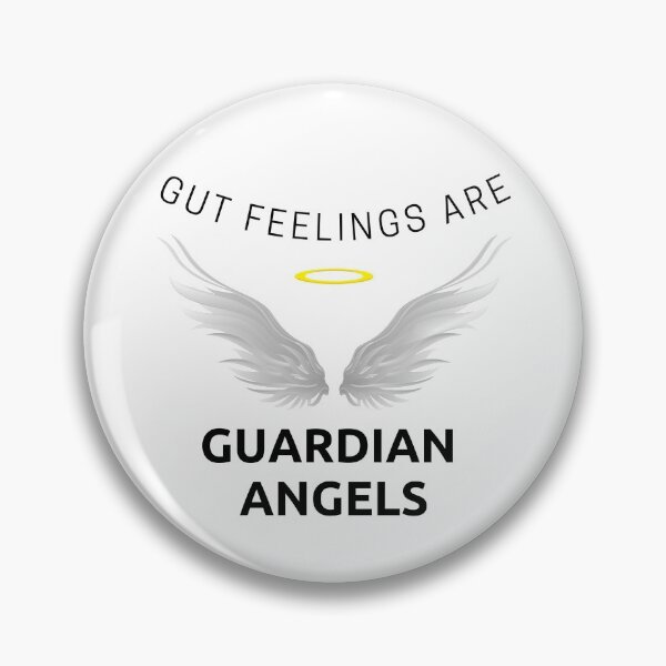 Item preview, Gut Feelings are Guardian Angels designed and sold by HQ Prints.