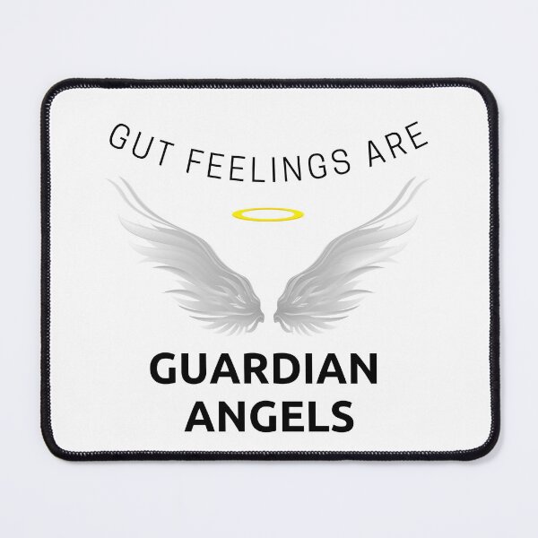 Item preview, Gut Feelings are Guardian Angels designed and sold by HQ Prints.