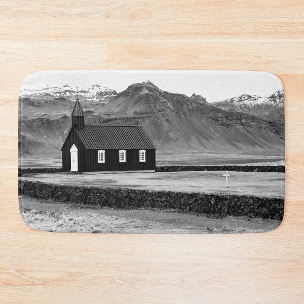 Item preview, Budir Black Church Iceland in Black and White designed and sold by Catherine Reading.