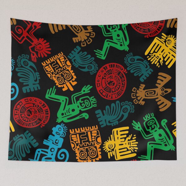 Item preview, Mayan Aztec Geometric Pattern | I Love Mexico designed and sold by WeAreGrotesque.