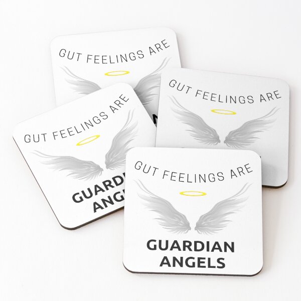 Item preview, Gut Feelings are Guardian Angels designed and sold by HQ Prints.