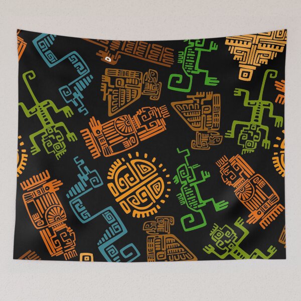 Item preview, Mayan Aztec Geometric Pattern | I Love Mexico designed and sold by WeAreGrotesque.