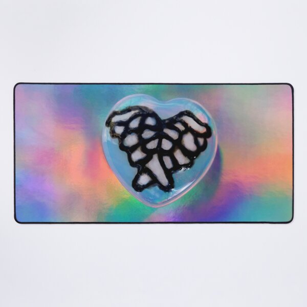 Item preview, Guardian Angel Wing Opalite Heart designed and sold by Deborah Camp.