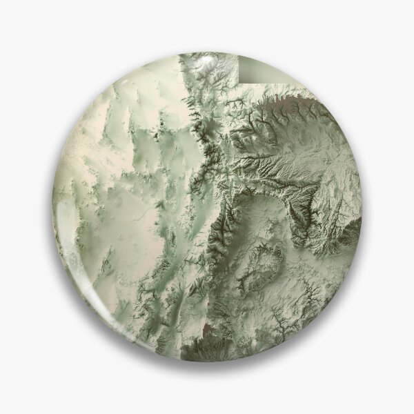 Item preview, Relief Map of Utah 3D digitally-rendered designed and sold by ThinkAboutMaps.