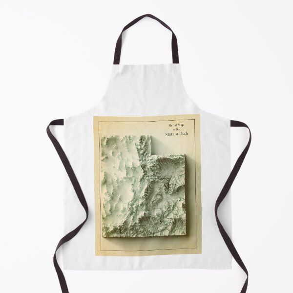 Item preview, Relief Map of Utah 3D digitally-rendered designed and sold by ThinkAboutMaps.