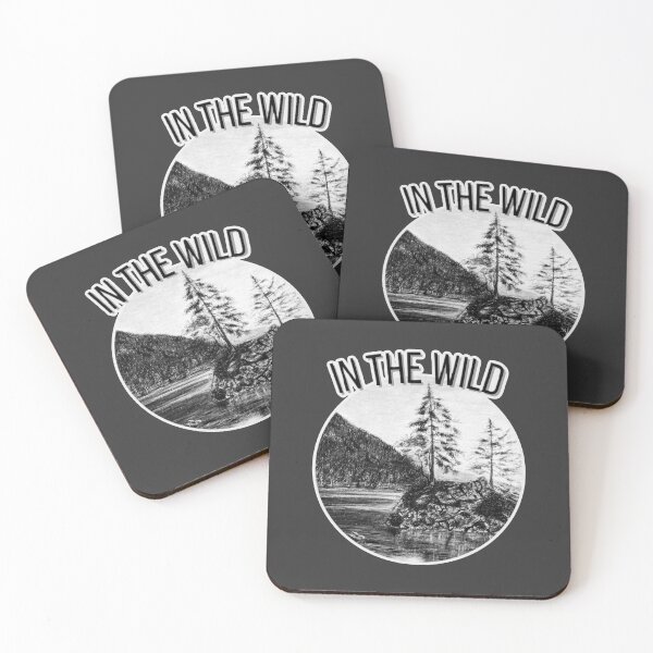 Item preview, In the wild - black and white wild t-shirt designed and sold by NathBros.