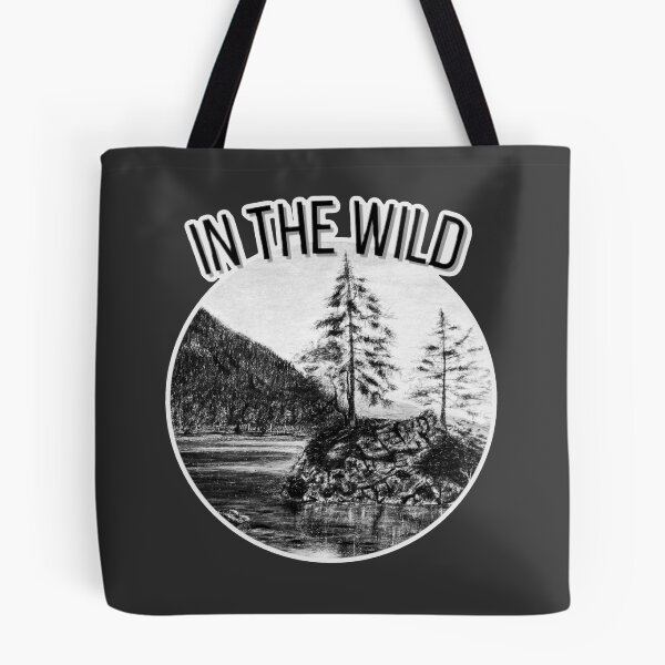 Item preview, In the wild - black and white wild t-shirt designed and sold by NathBros.