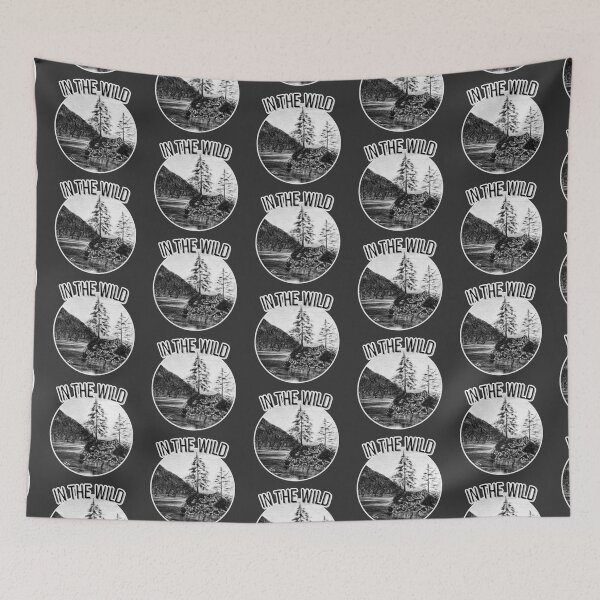 Item preview, In the wild - black and white wild t-shirt designed and sold by NathBros.