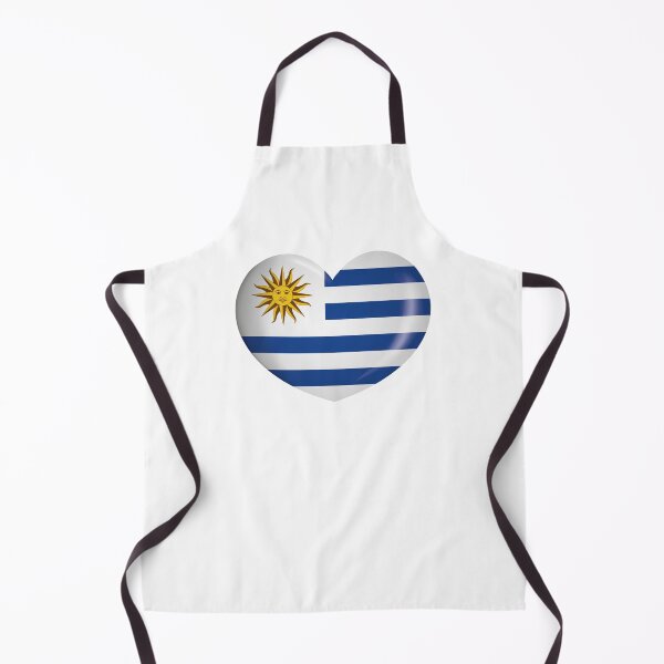 Item preview, Illustration heart icon with flag of Uruguay. Ideal for catalogs of institutional materials and geography designed and sold by LucianoCosmo.