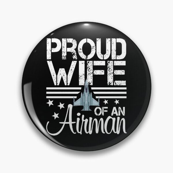 Item preview, Proud Wife Of An Airman Jet Plane Pilot designed and sold by soldeokate.
