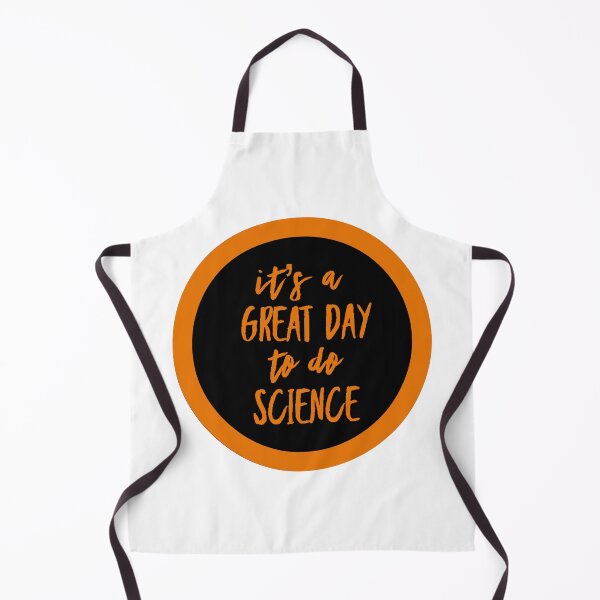 Item preview, It’s a great day to do science in black and orange font on white background designed and sold by UncleStuScience.