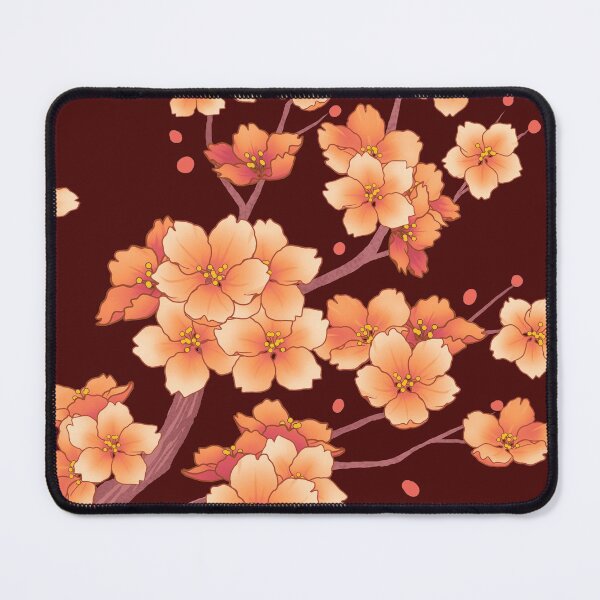 Item preview, Falling Orange Sakura Cherry Blossom designed and sold by arterialmotive.