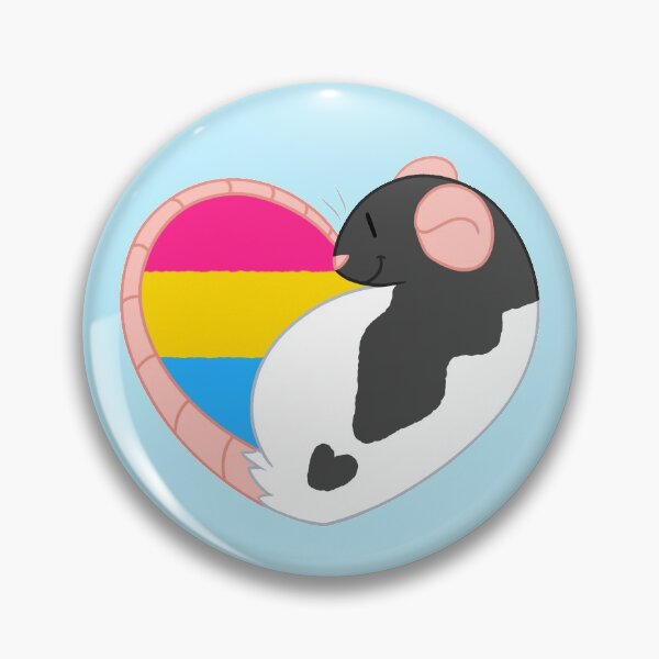 Item preview, Pansexual Pride Rat designed and sold by Dandyrats.
