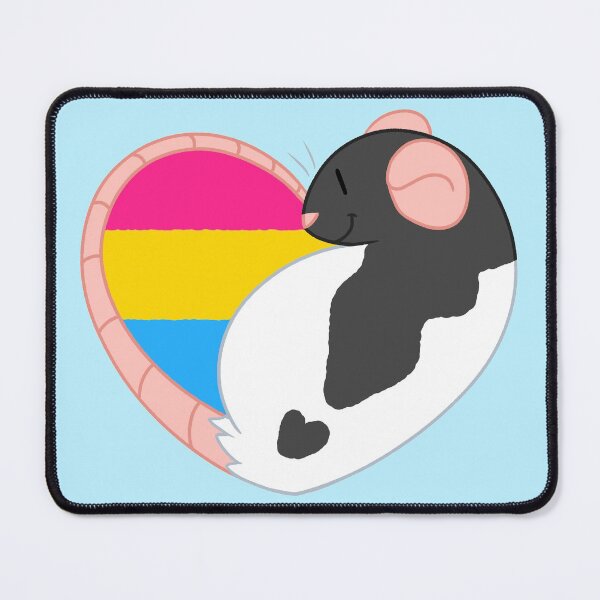 Item preview, Pansexual Pride Rat designed and sold by Dandyrats.