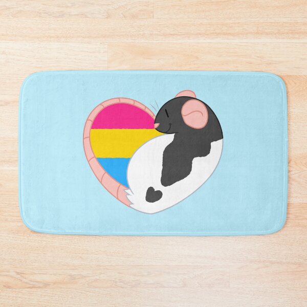 Item preview, Pansexual Pride Rat designed and sold by Dandyrats.