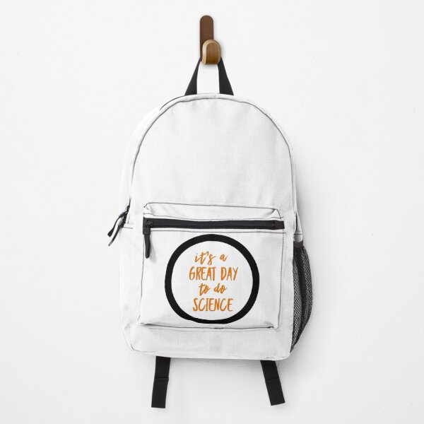 Item preview, It’s a great day to do science in orange and white font on white background designed and sold by UncleStuScience.