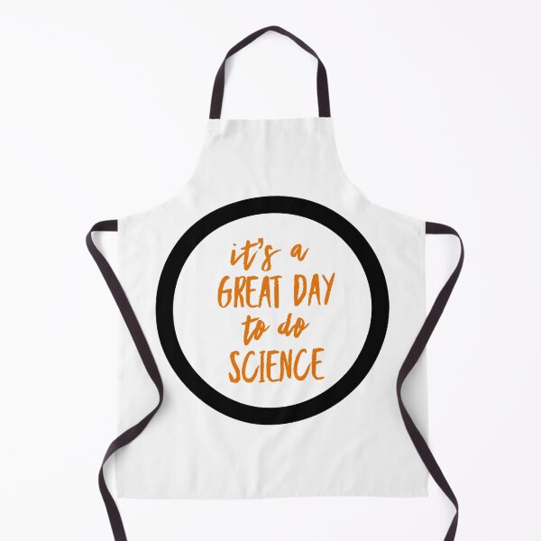 Item preview, It’s a great day to do science in orange and white font on white background designed and sold by UncleStuScience.