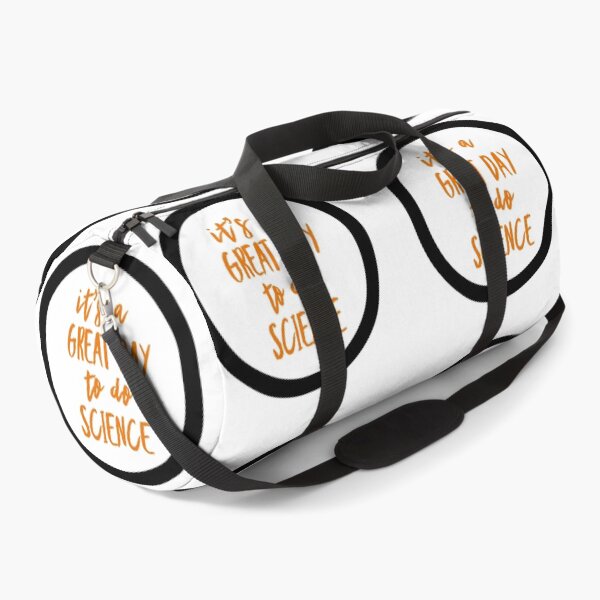 Item preview, It’s a great day to do science in orange and white font on white background designed and sold by UncleStuScience.
