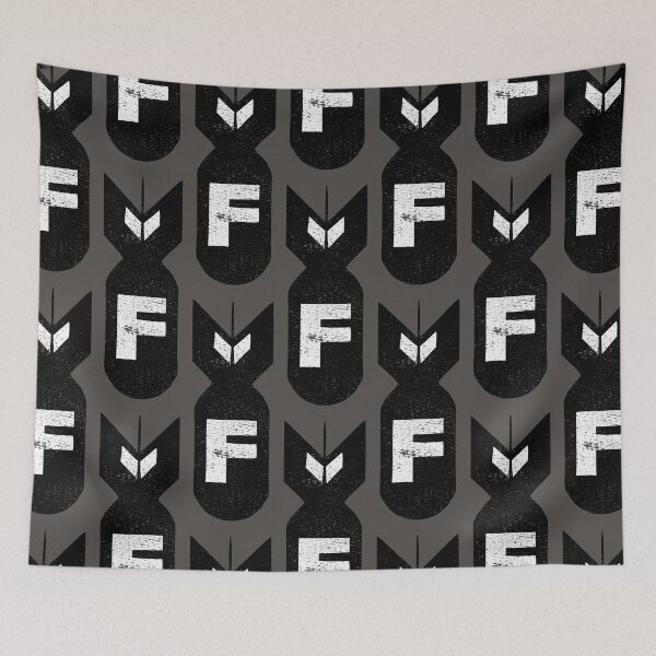 Item preview, F Bomb (distressed design) designed and sold by siggyspatsky.